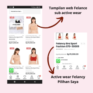 Web felancy active wear 