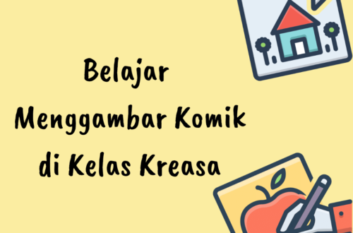 Nenggambar komik di kreasa